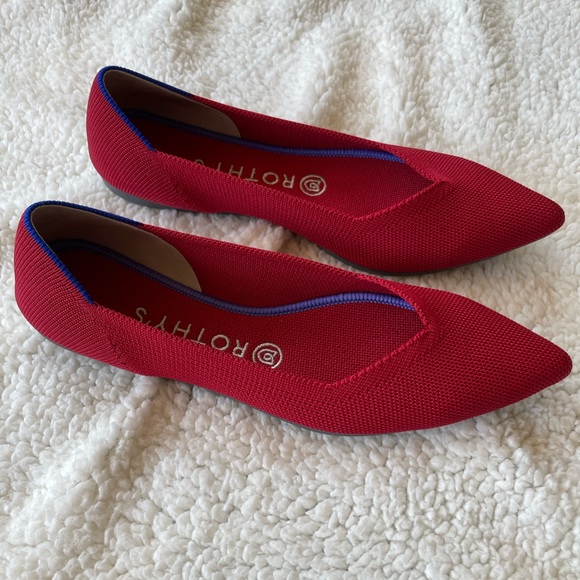 Rothy's Shoes - Rothy’s Chili Red Point, size 8